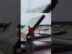 Contêiner Triângulo Dobrável Vermelho Adequado para Acampar e Atividades ao Ar Livre