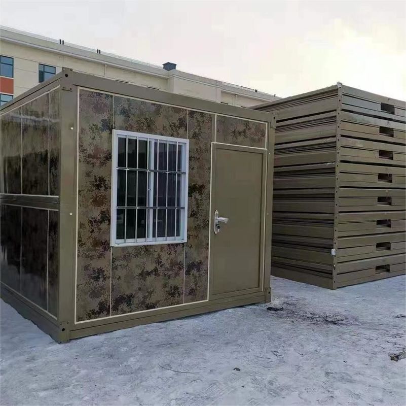 A anticorrosão galvanizou o prédio de escritórios modular portátil de aço do local do recipiente da casa