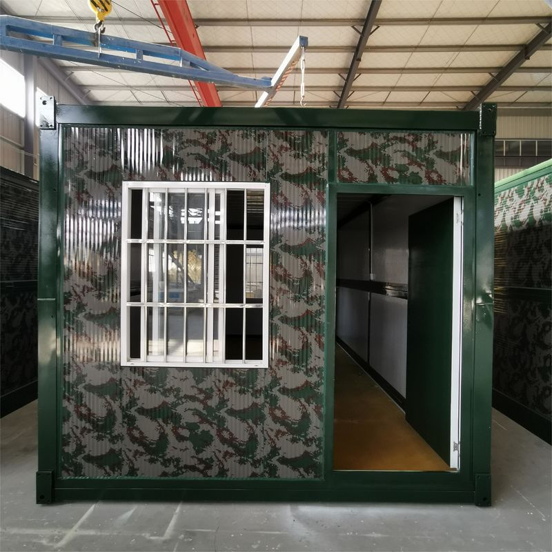 A anticorrosão galvanizou o prédio de escritórios modular portátil de aço do local do recipiente da casa