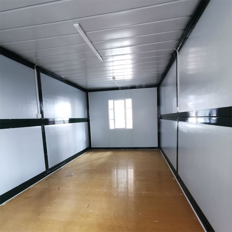 A anticorrosão galvanizou o prédio de escritórios modular portátil de aço do local do recipiente da casa