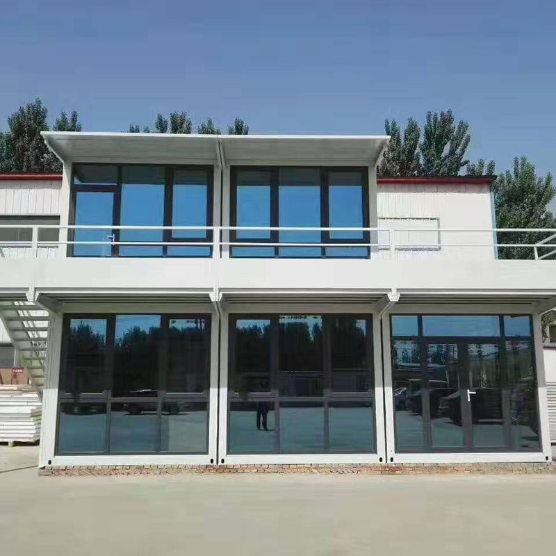 Casa de dobramento expansível do recipiente da casa pré-fabricada de vidro do núcleo para o transporte vivo moderno
