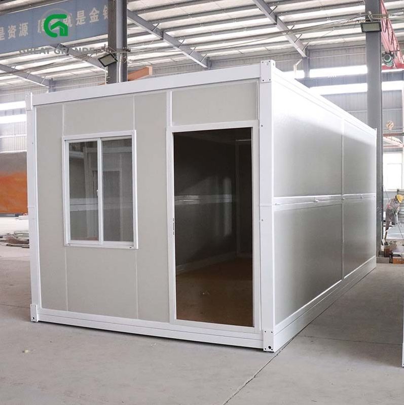 A casa de dobramento pré-fabricada do recipiente do móbil portátil é apropriada para o canteiro ou o exército de obras