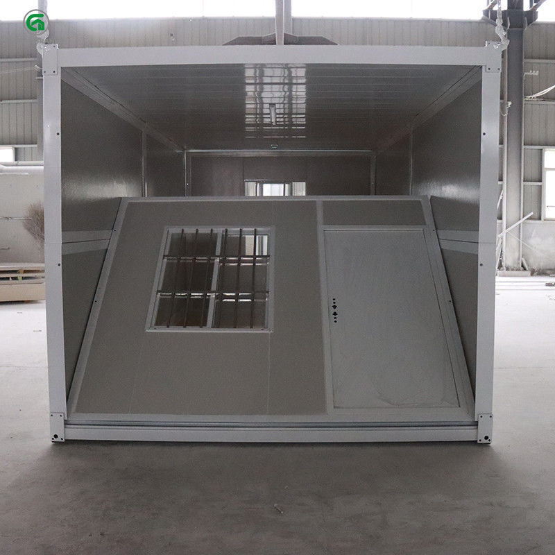 O escritório dobrável da casa pré-fabricada pré-fabricou o aço expansível da cor da casa do recipiente