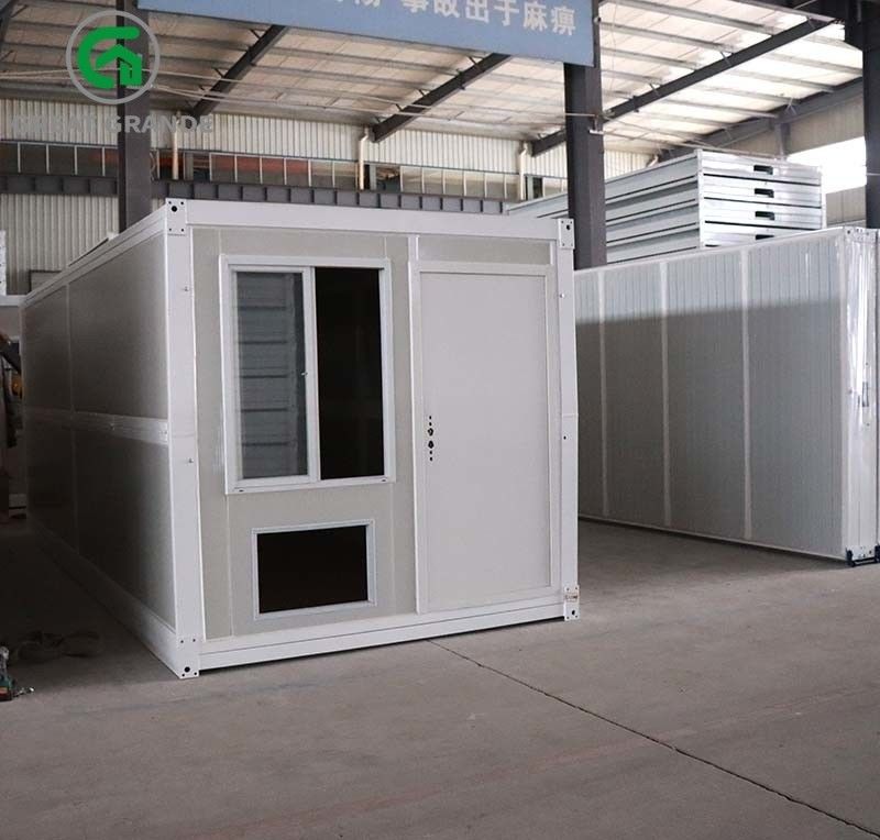Casas pré-fabricadas do armazenamento do escritório de trabalho do acampamento da casa do recipiente da dobradura do dormitório
