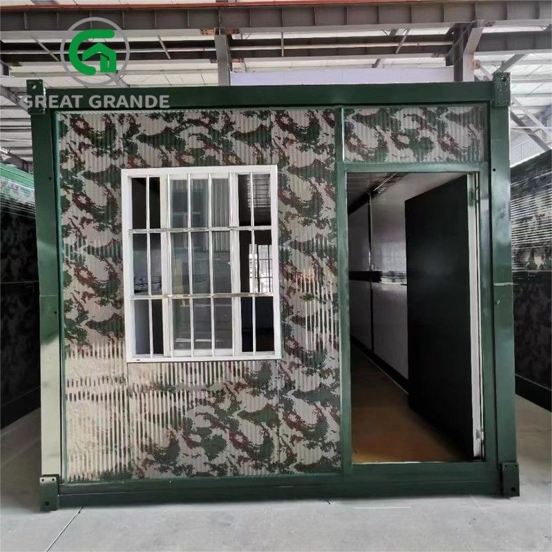 A anticorrosão galvanizou o prédio de escritórios modular portátil de aço do local do recipiente da casa