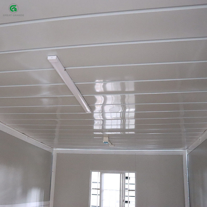 Casa do recipiente da dobradura da casa pré-fabricada para o escritório provisório e acomodação no canteiro de obras