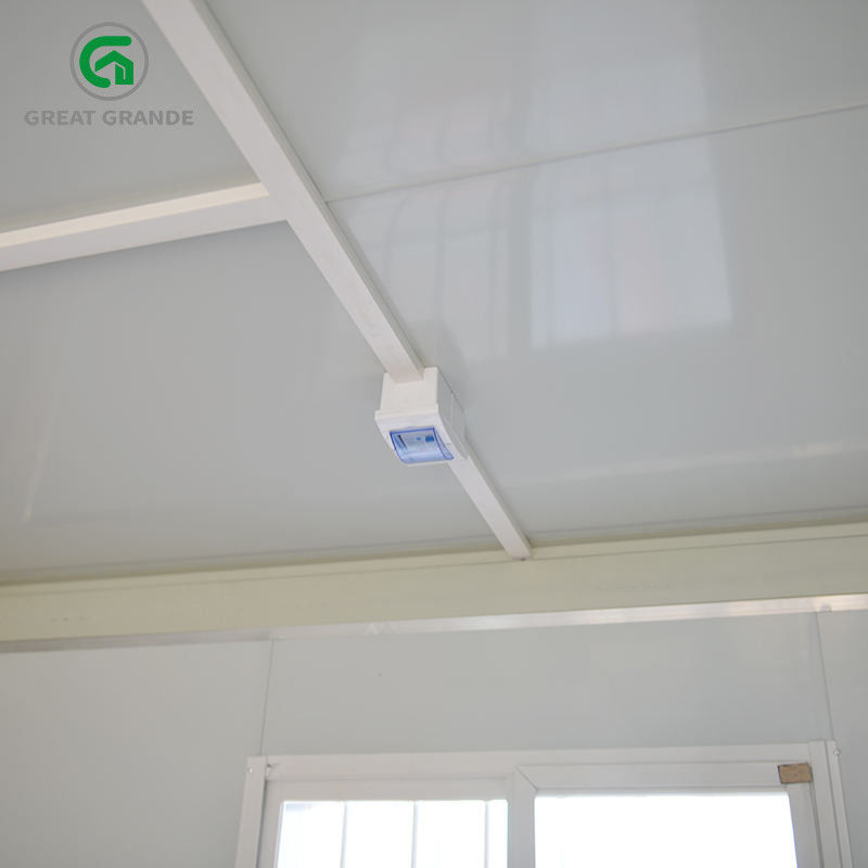 Casa de contêineres dobrável pré-fabricada para dormitórios