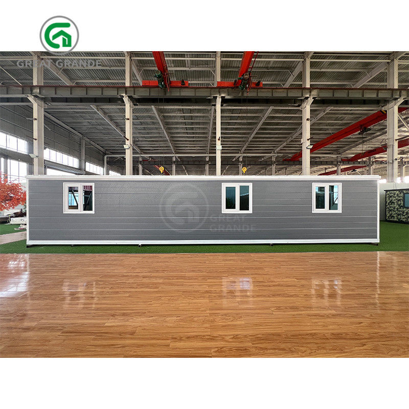 40ft Container de abrigo expansível Quadro Branco Painel de parede cinza Ponte quebrada Porta de alumínio