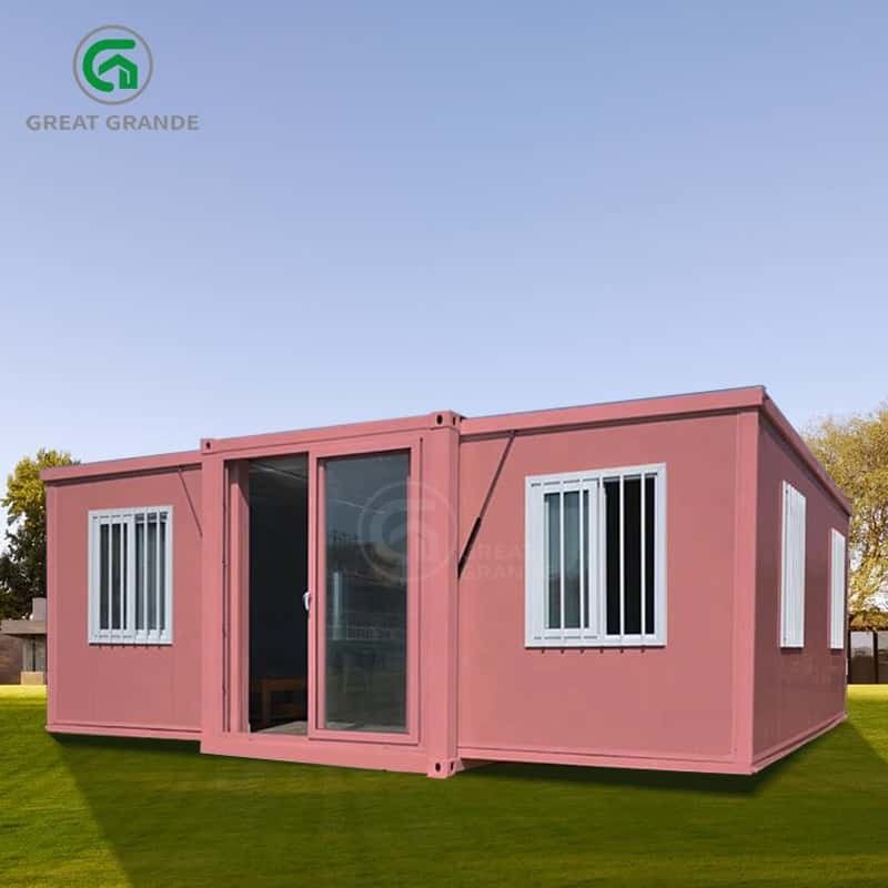 20FT Portátil Casa expansível conveniência conforto quadro de aço galvanizado painéis de parede compostos