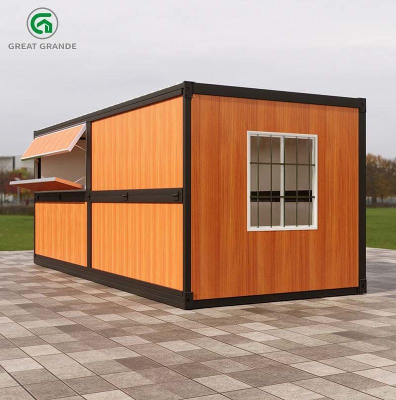 Classe A Classificação de resistência ao fogo Sim Container dobrável Casa para resistência a terremotos ≥ 7 grau