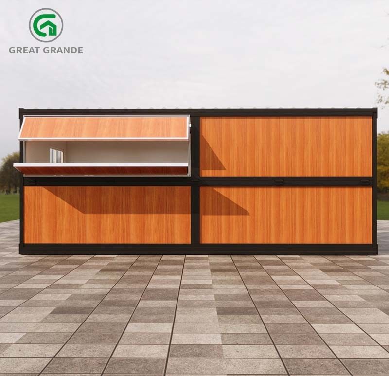 Classe A Classificação de resistência ao fogo Sim Container dobrável Casa para resistência a terremotos ≥ 7 grau
