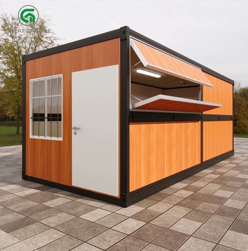 Classe A Classificação de resistência ao fogo Sim Container dobrável Casa para resistência a terremotos ≥ 7 grau