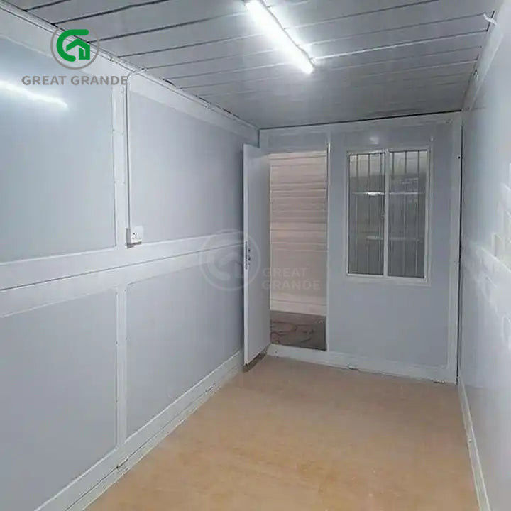 20ft Fold Out Container House Fabricante Tubos quadrados Aço galvanizado Instalação rápida