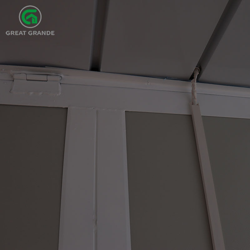 Porta de segurança de aço Container dobrável Casa com telhado 60kg/m3 Isolamento Rocha Lana Lana
