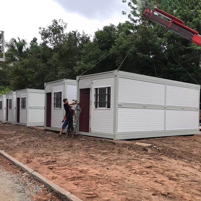 Projeto à prova d'água e Classe A Classificação à prova d'água Container dobrável Casa para caixa de metal dobrável Casa