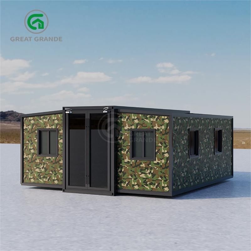 Casas expansíveis 5600 mm * 6300 mm * 2250 mm Espaço interno Instalação rápida