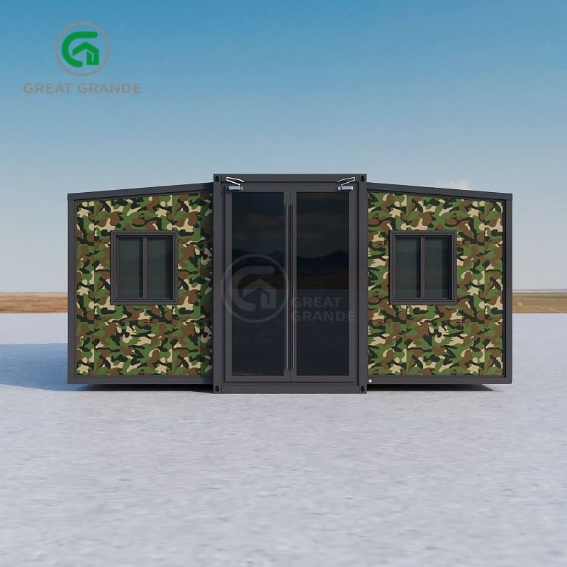Casas expansíveis 5600 mm * 6300 mm * 2250 mm Espaço interno Instalação rápida