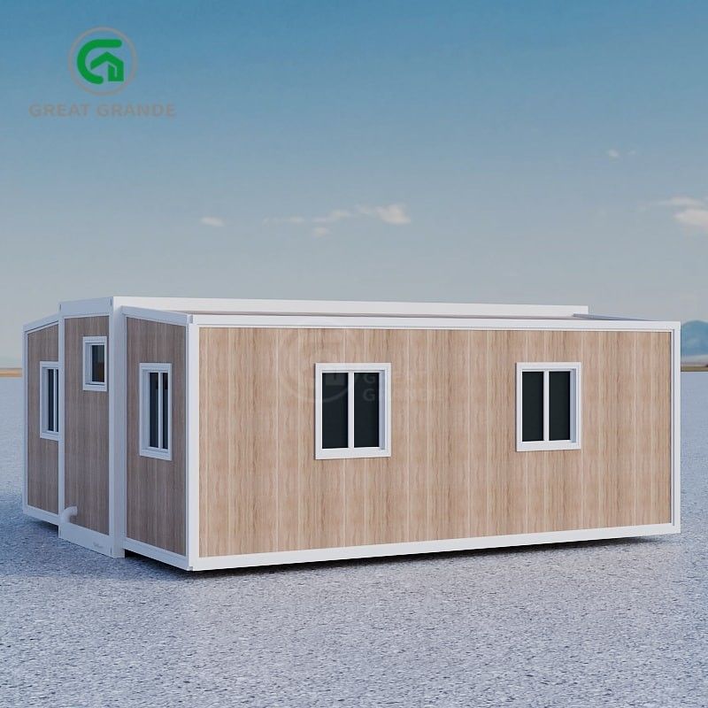 Casa pré-fabricada galvanizada de aço dobrável com cor exterior personalizável