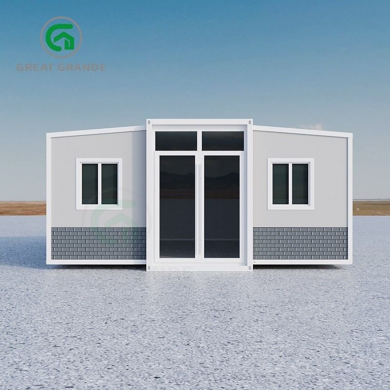 Casa de aço pré-fabricada fácil de montar Casa pré-fabricada para carga de neve 1,0 KN/m2