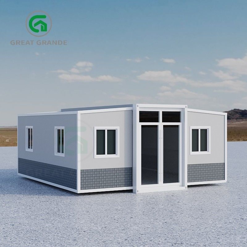 Casa de aço pré-fabricada fácil de montar Casa pré-fabricada para carga de neve 1,0 KN/m2