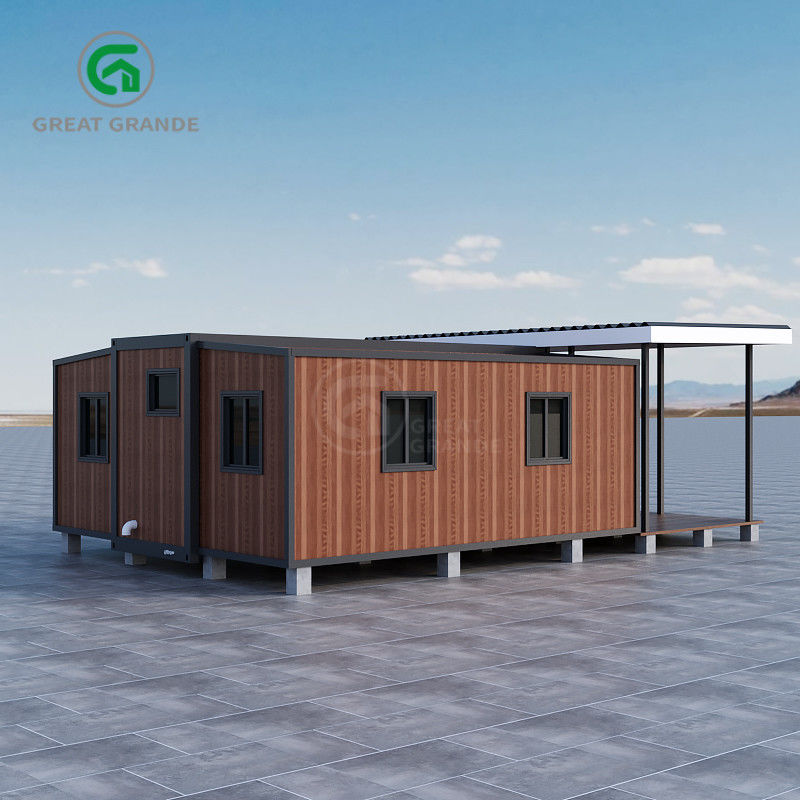 Casa pré-fabricada expansível Resistente a intempéries Valor R 2.95K.m/W Conveniente transporte