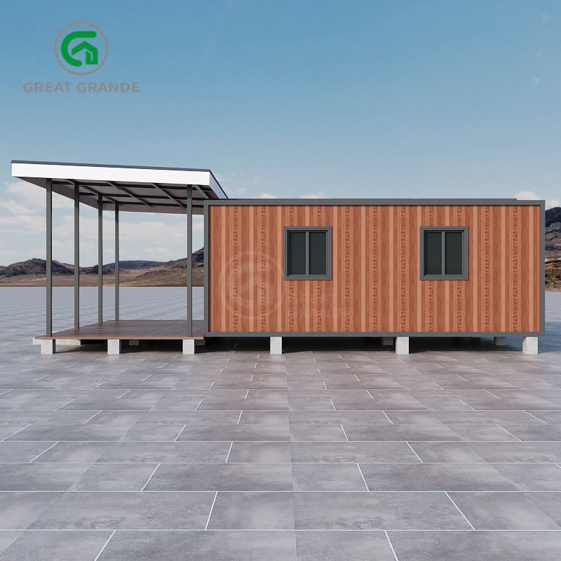 Casa pré-fabricada expansível Resistente a intempéries Valor R 2.95K.m/W Conveniente transporte