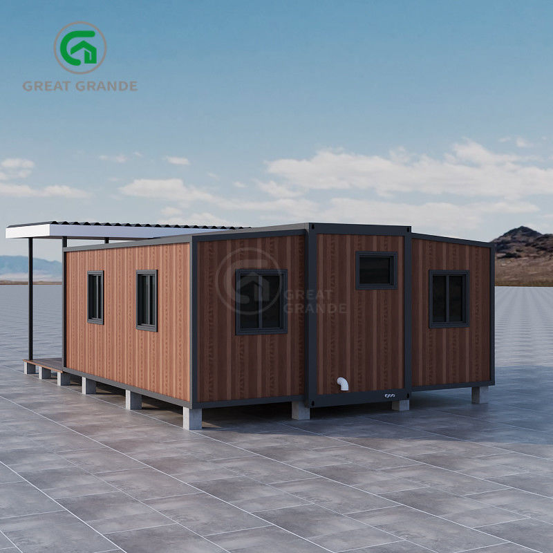 Casa pré-fabricada expansível Resistente a intempéries Valor R 2.95K.m/W Conveniente transporte