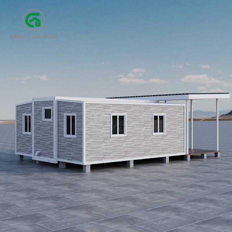 Casa pré-fabricada de design elegante com vantagens principais e exteriores personalizados