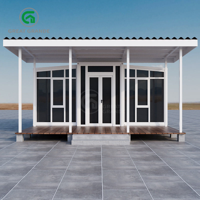 Casa pré-fabricada de design elegante com vantagens principais e exteriores personalizados