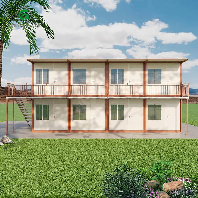 Container Porta anti-roubo especial de aço Container dobrável Casa com 15 anos de vida útil