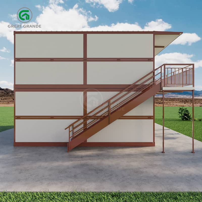 Container Porta anti-roubo especial de aço Container dobrável Casa com 15 anos de vida útil