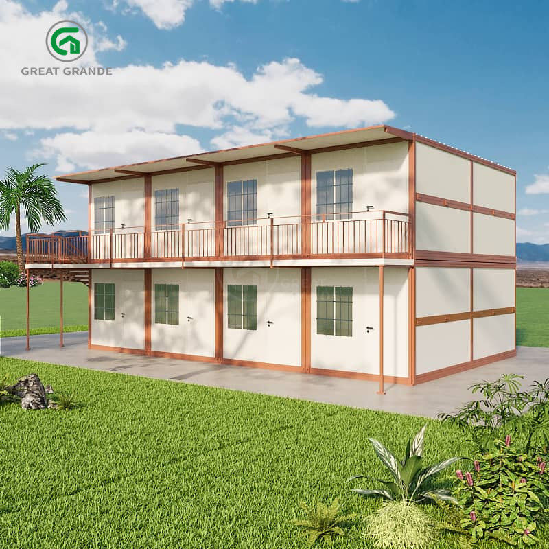Container Porta anti-roubo especial de aço Container dobrável Casa com 15 anos de vida útil