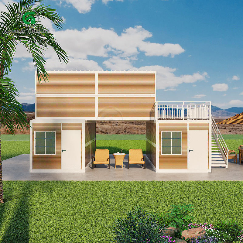 Construção e transporte Vantagens Casa de contêiner dobrável em apenas 4 passos Instalação rápida