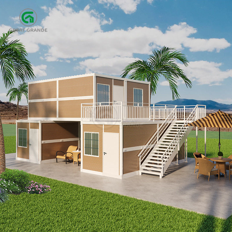 Construção e transporte Vantagens Casa de contêiner dobrável em apenas 4 passos Instalação rápida